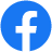 A blue and green pixel art facebook logo.